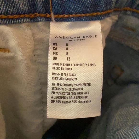 Blue Wash Denim Mom Short by American Eagle - Picture 5 of 5